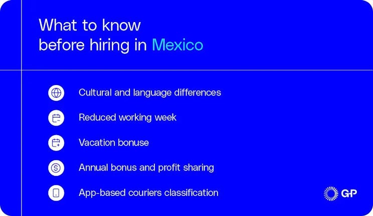 メキシコで雇用する前に知っておくべきこと
