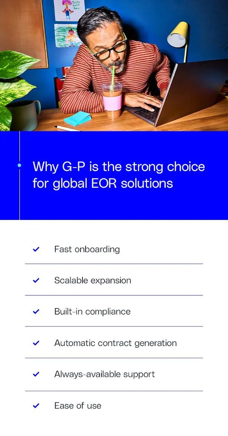 waarom G-P de sterke keuze is voor Global Employer of Record-oplossingen