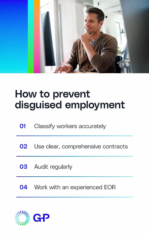 How to prevent disguised employment