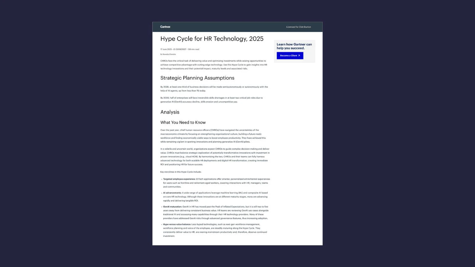 Middelen | Gartner® Hype Cycle™ voor HUMAN RESOURCES-technologie, 2025 | Miniatuur