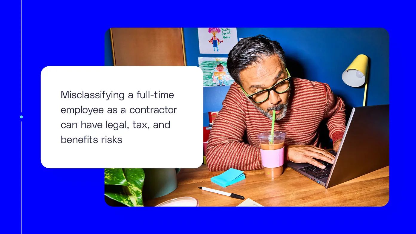 misclassifying a full-time employee can have risks