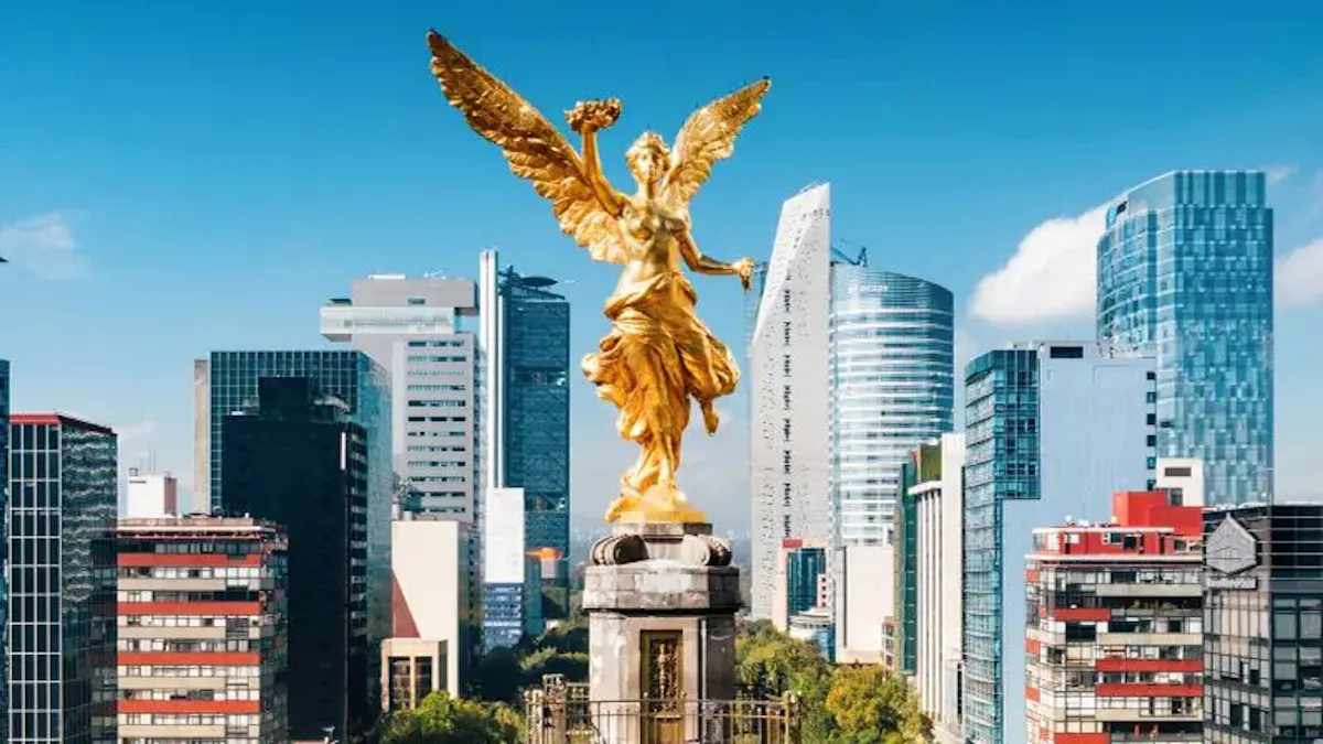 The Angel of Independence in Mexico, City