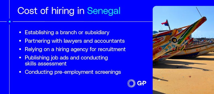 セネガルでの雇用コスト