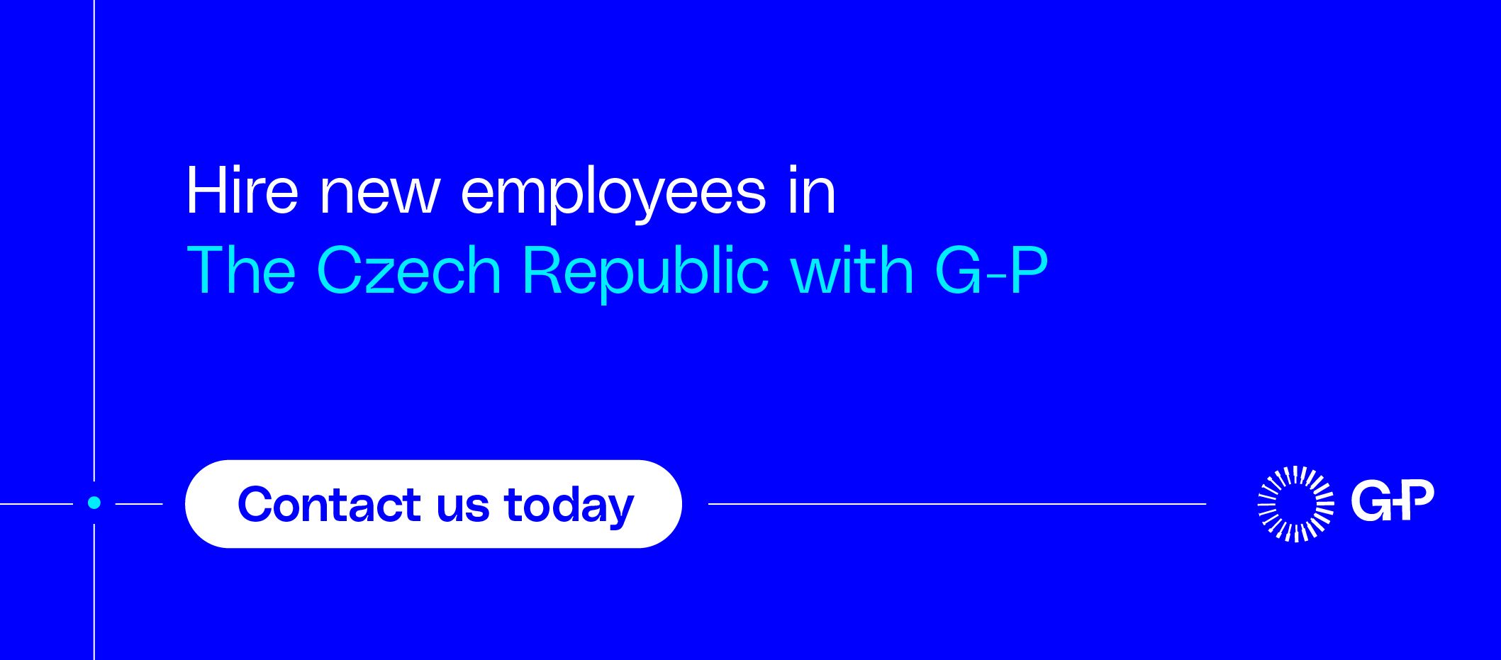 Hire new employees in the Czech Repbulic with G-P