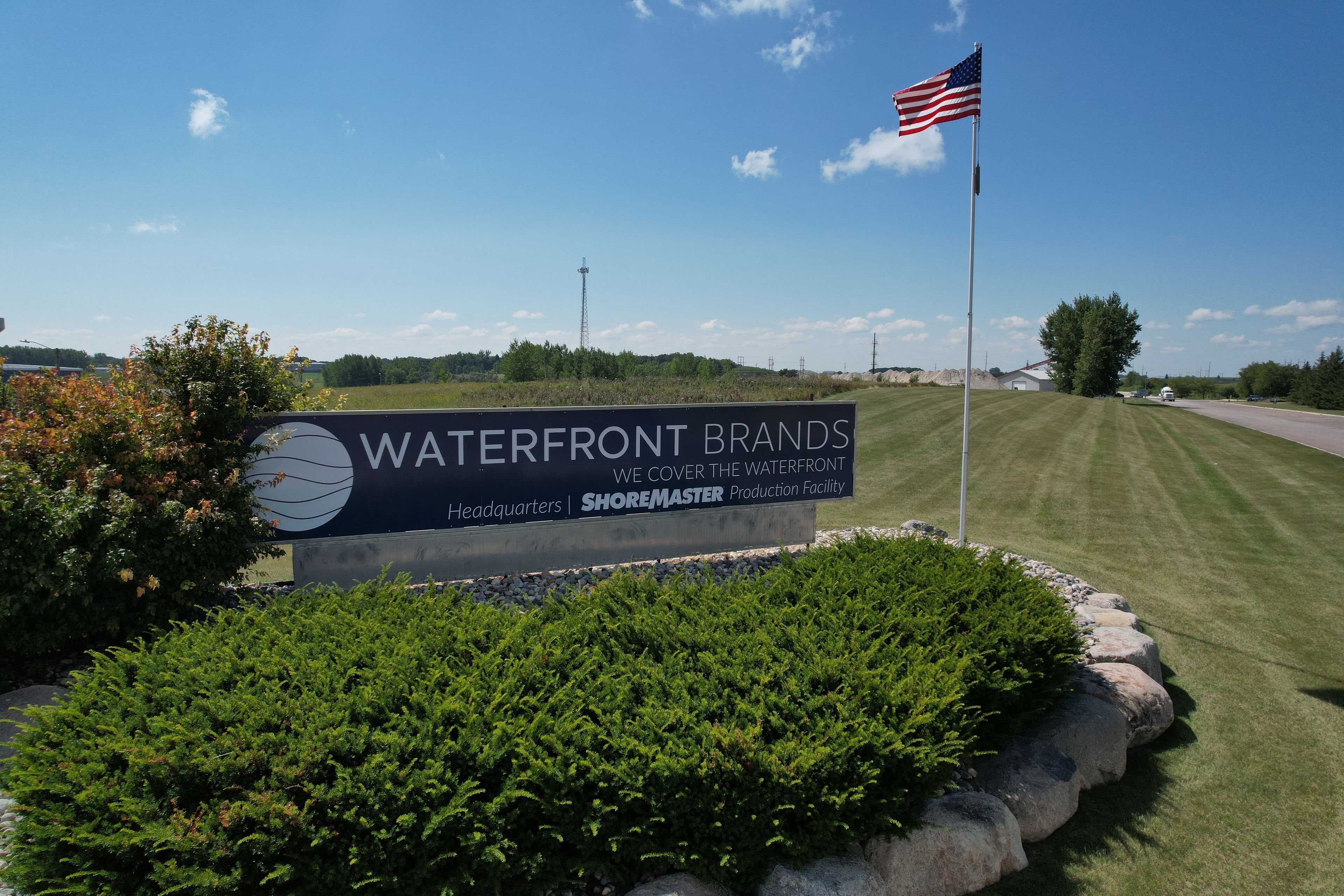 Cover for Waterfront Brands board