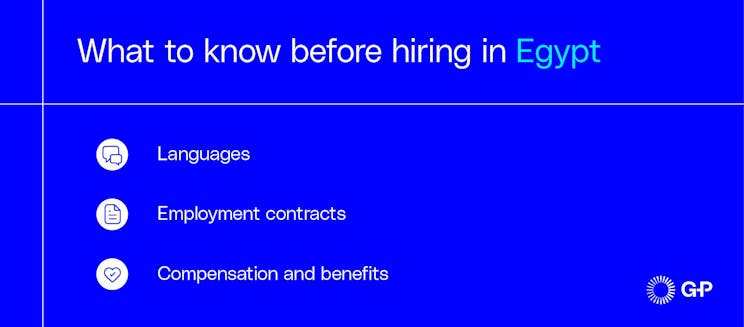What to know before hiring in Egypt