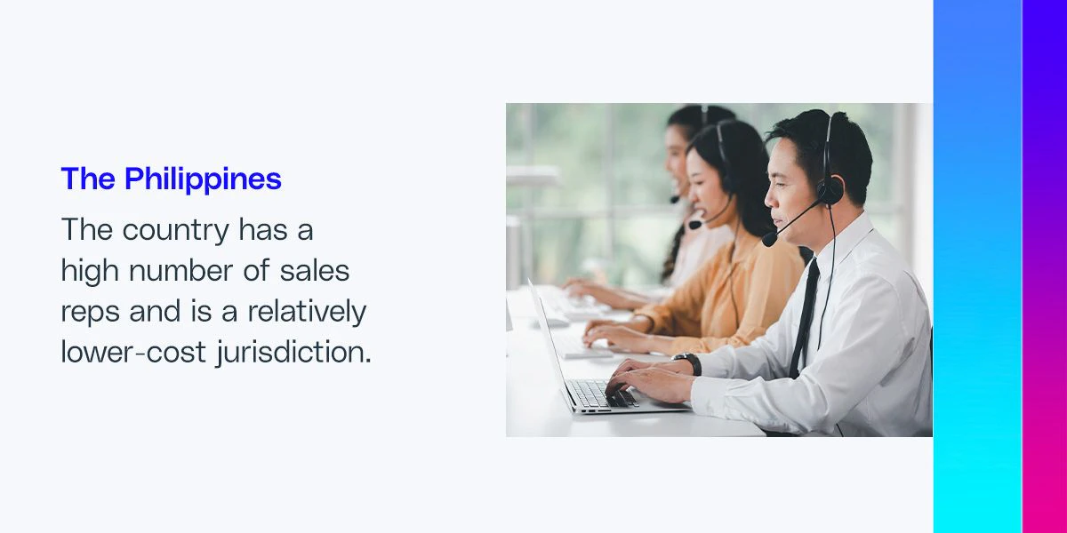 Philippines Sales Reps: High Numbers and Lower Business Costs