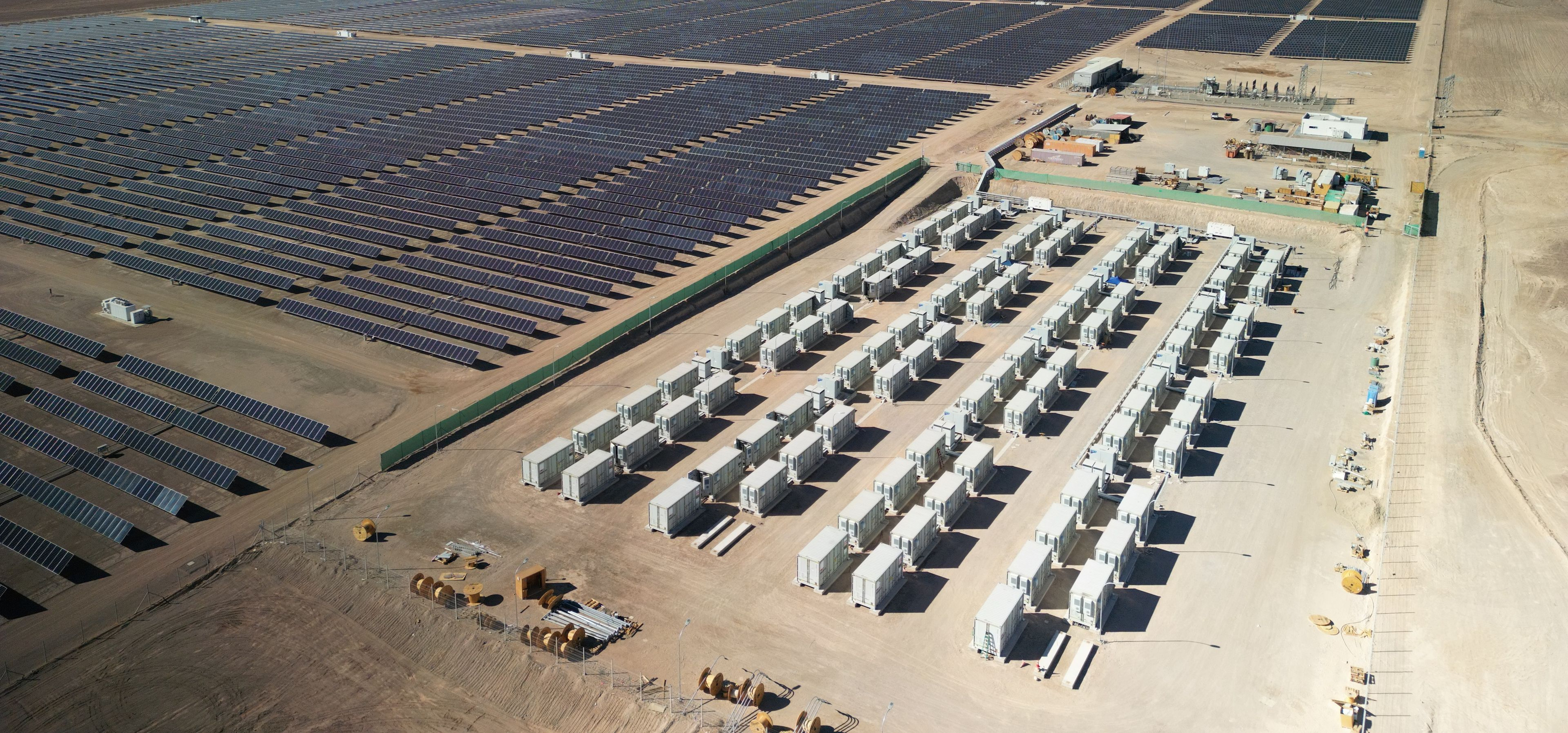 A 50 MW / 250 MWh solar + storage and grid firming project in the Atacama Region of Chile.
