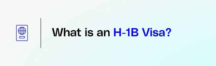 What is an H-1b visa