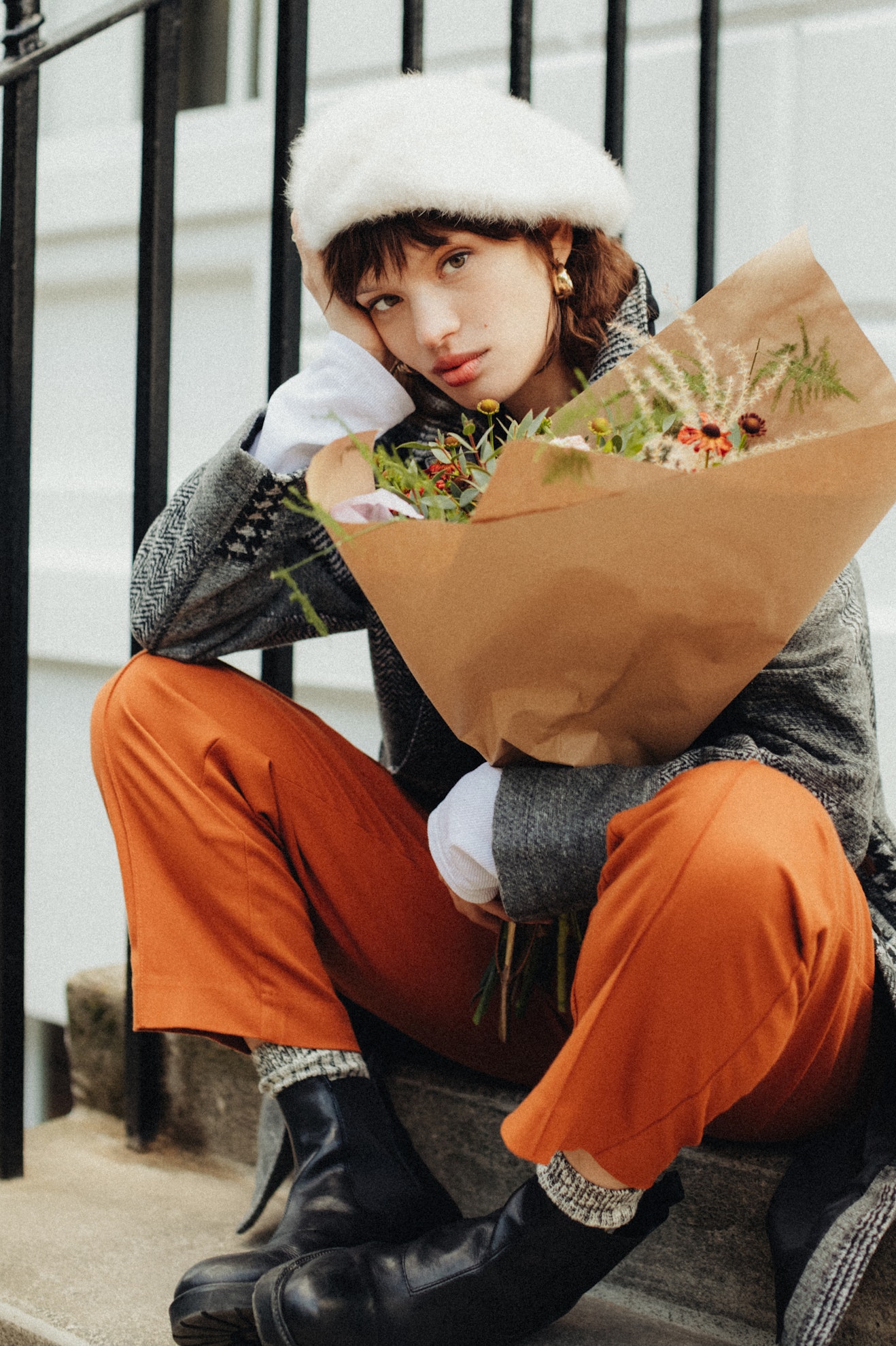 Audrey II Beret - Off White