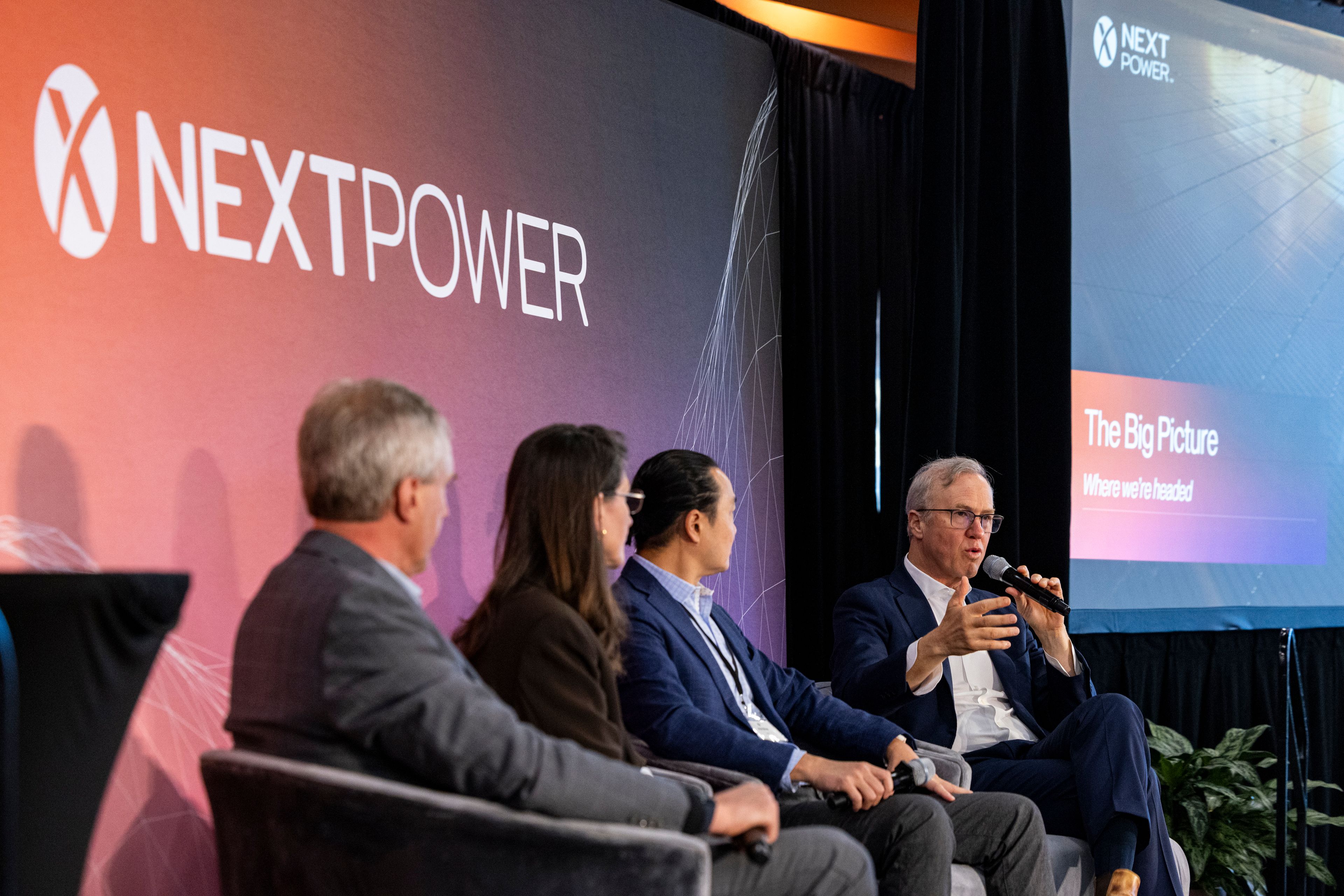 CEO and Co-founder Dan Shugar speaks at Nextpower's 2025 Capital Markets Day.
