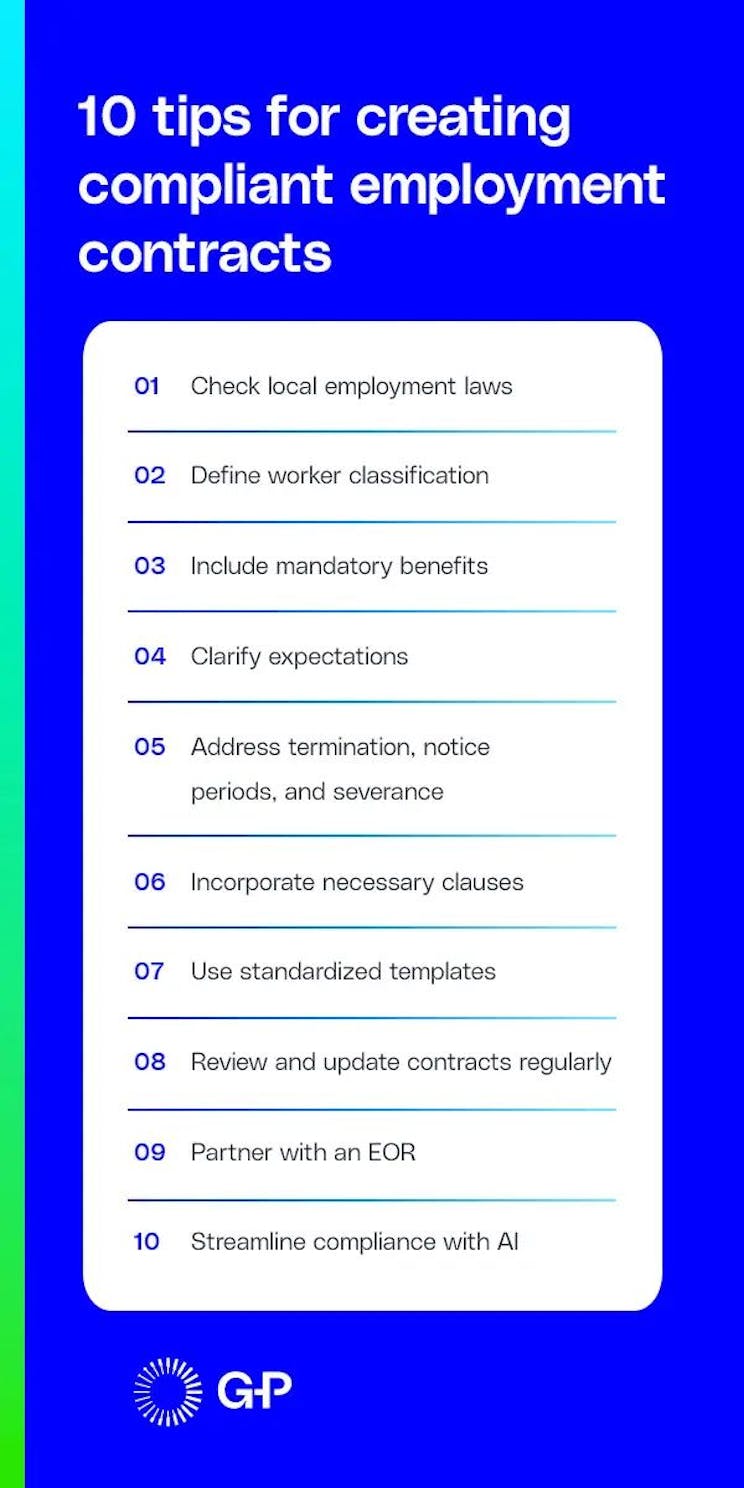 규정을 준수하는 근로계약서를 작성하기 위한 팁