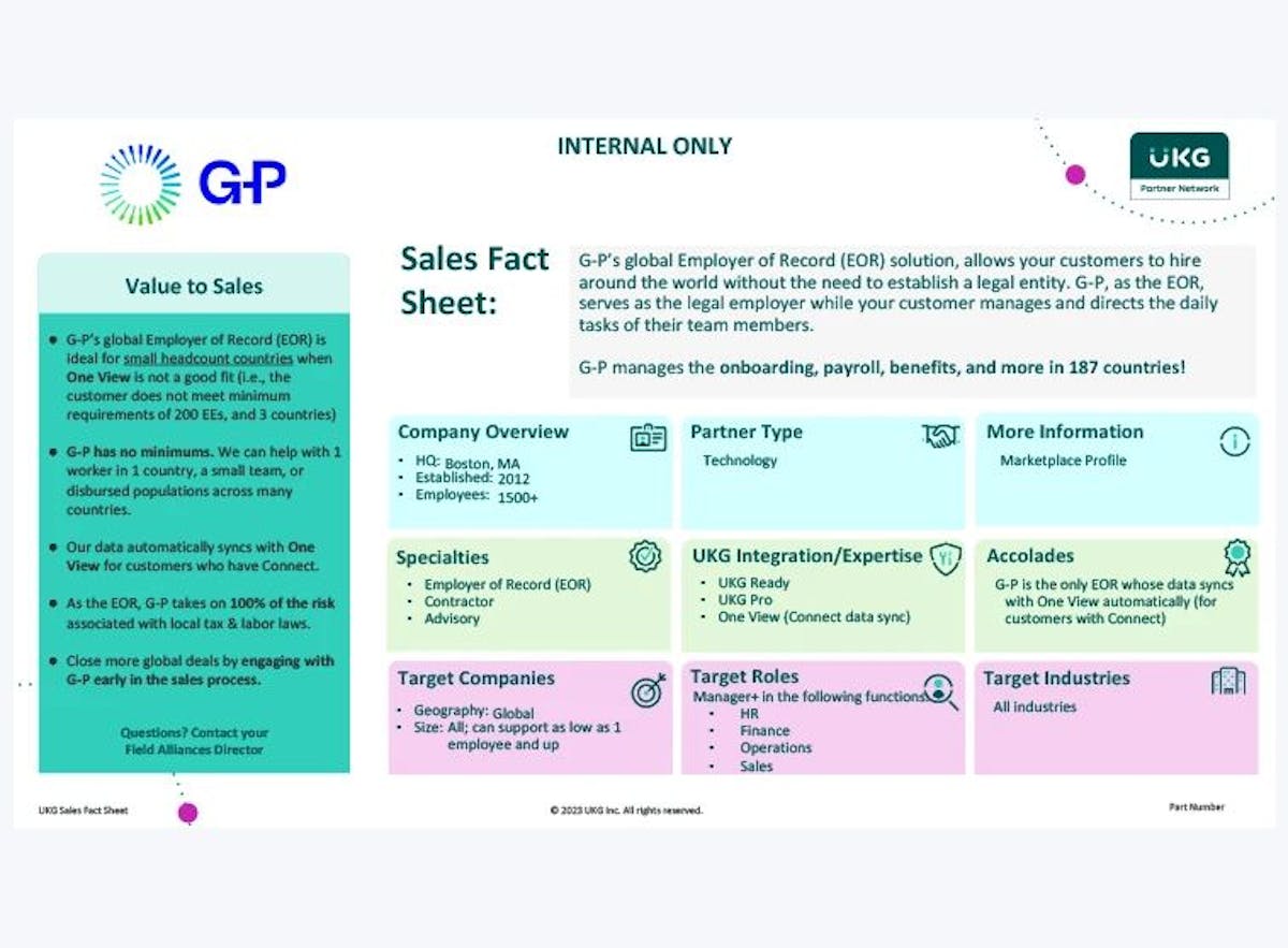 G P Sales Fact Sheet Ready And Pro Cover