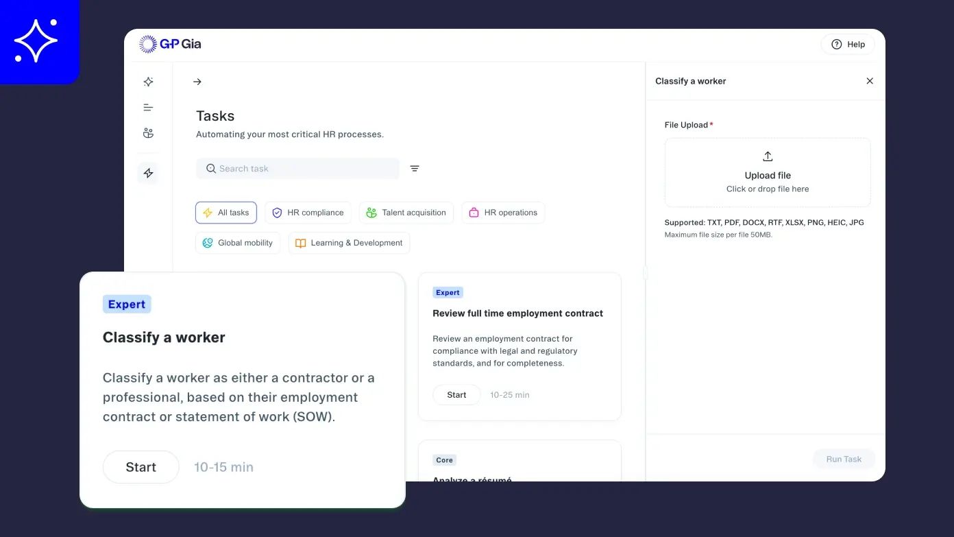 Gia 对员工任务进行分类