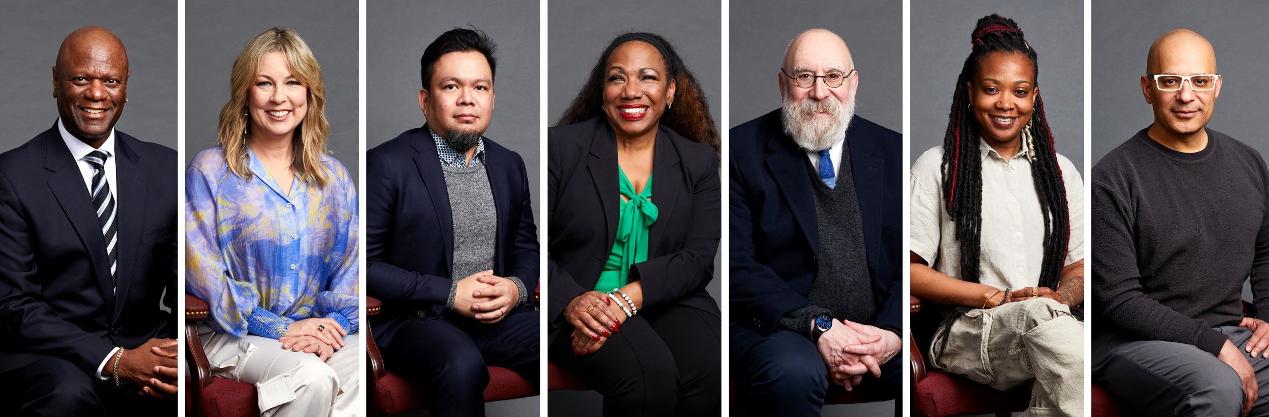 Photo grid featuring seven Berklee Online instructors.