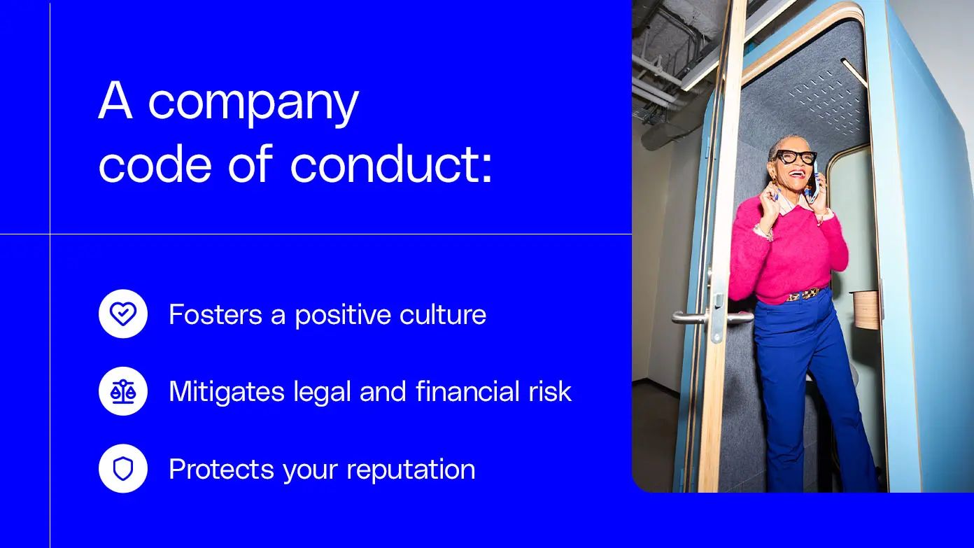 company code of conduct benefits