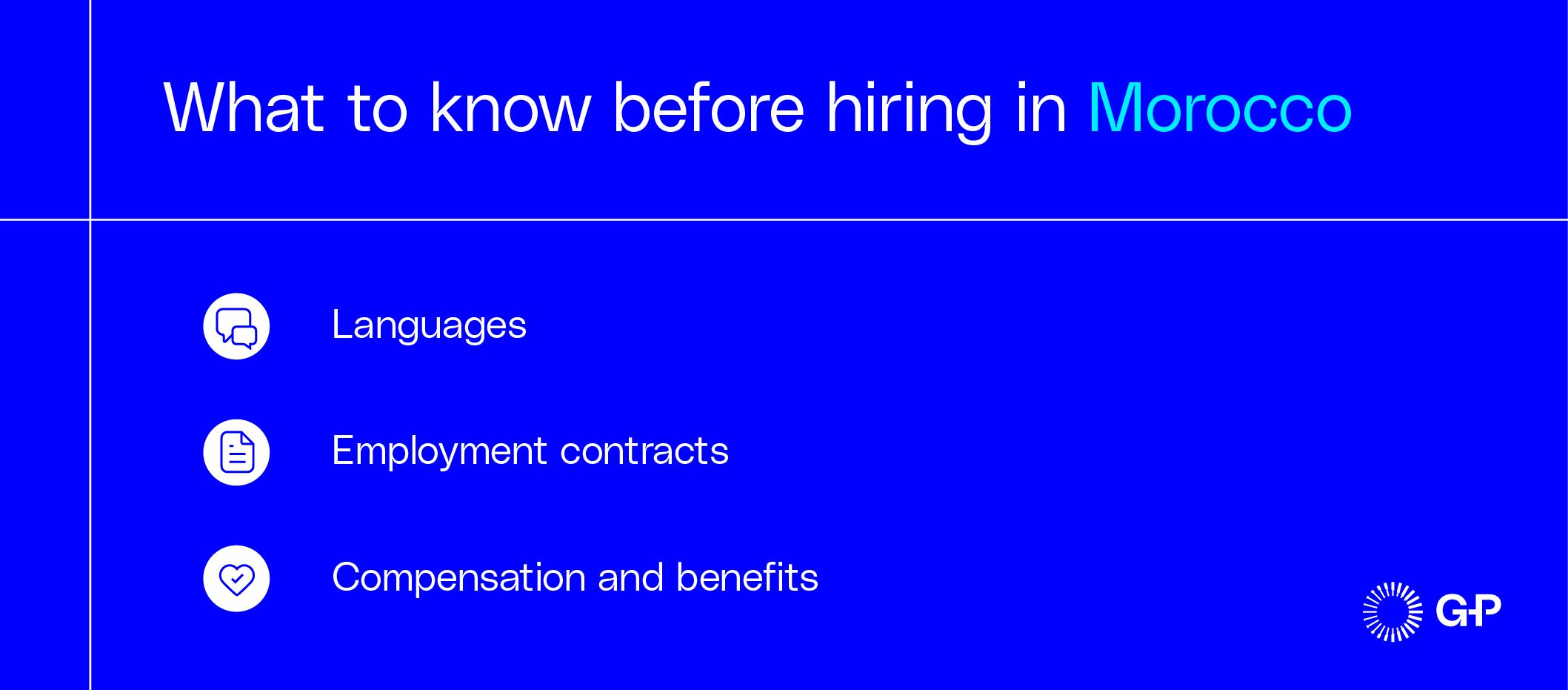 What to know before hiring in Morocco