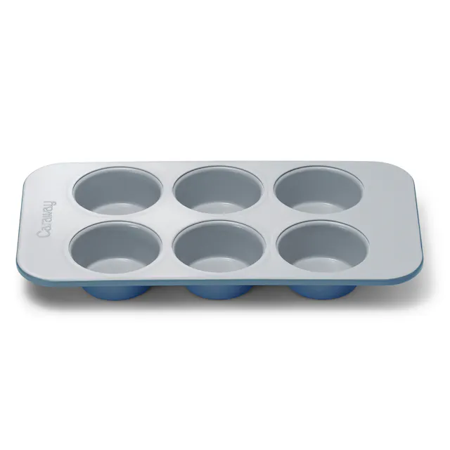 Caraway Home 6 Cup Muffin Pan Slate