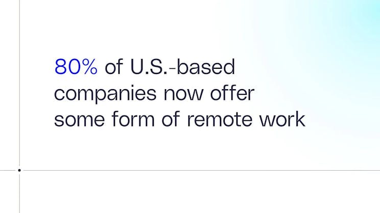 80 percent of U.S. companies are making the most of hybrid setups