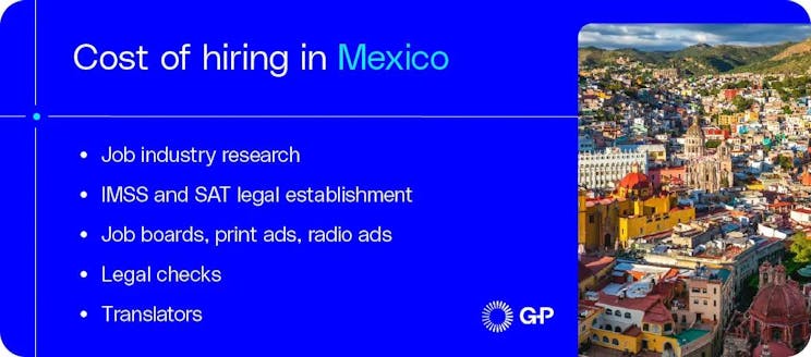 The cost of hiring an employee in Mexico
