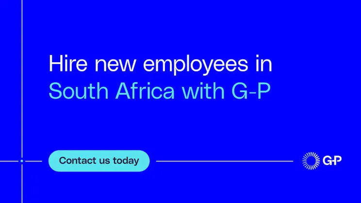 Nieuwe medewerkers aannemen in Zuid-Afrika met G-P