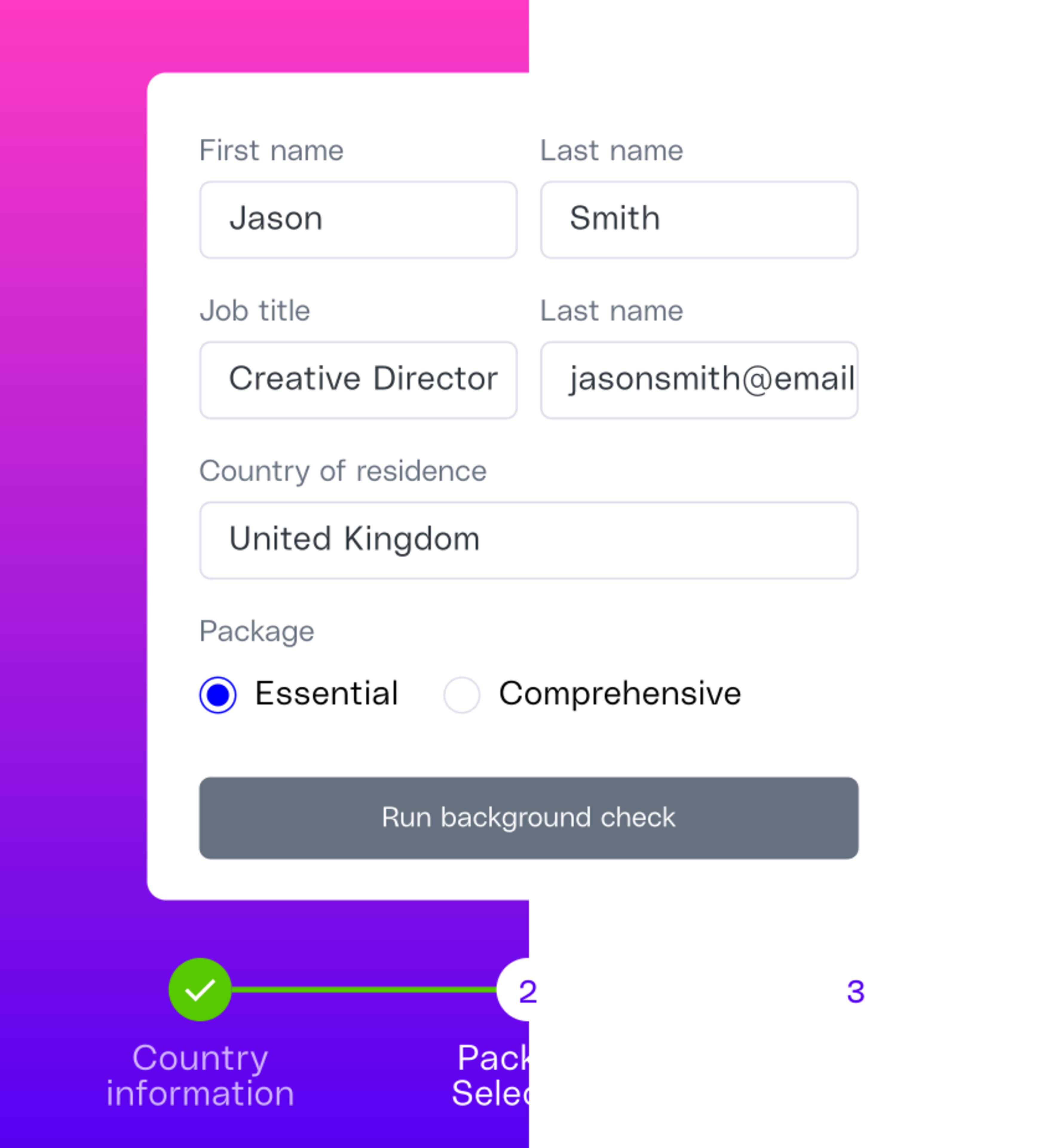 Run Background Checks
