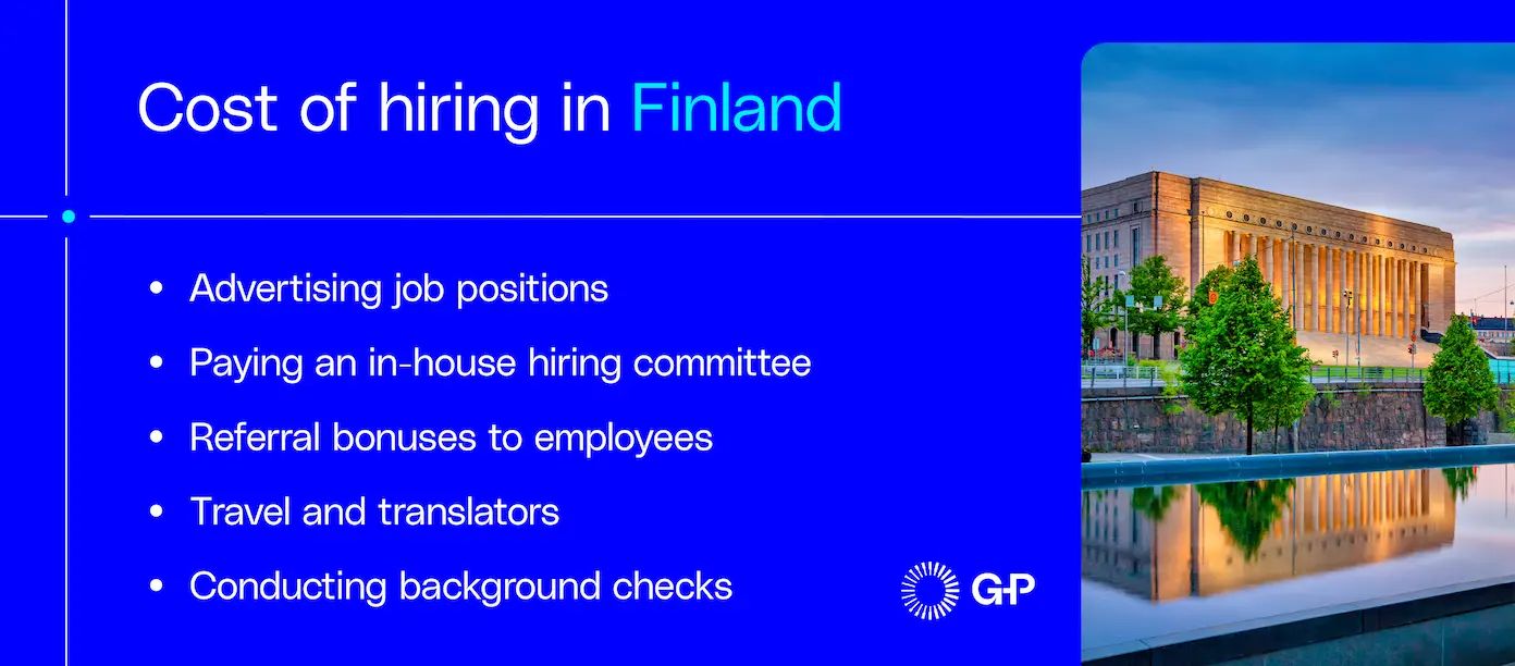 Kostnad för att anställa en medarbetare i Finland