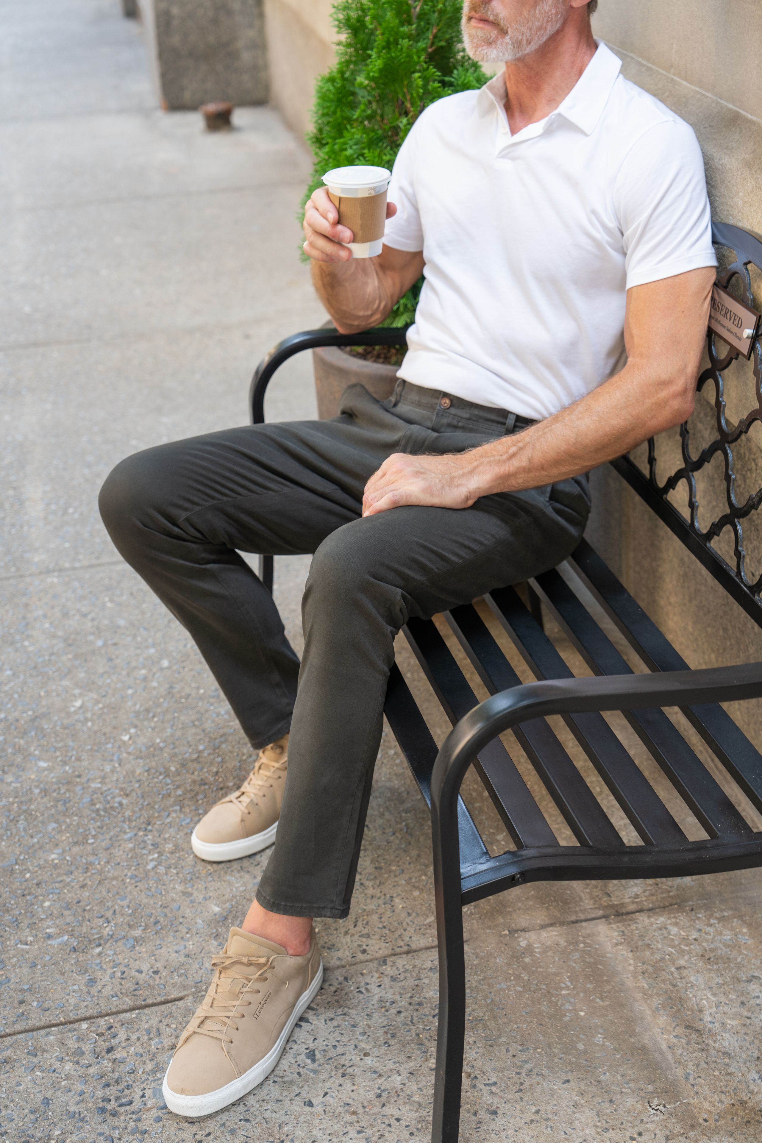 Back detail of the Everyday Comfort Chino