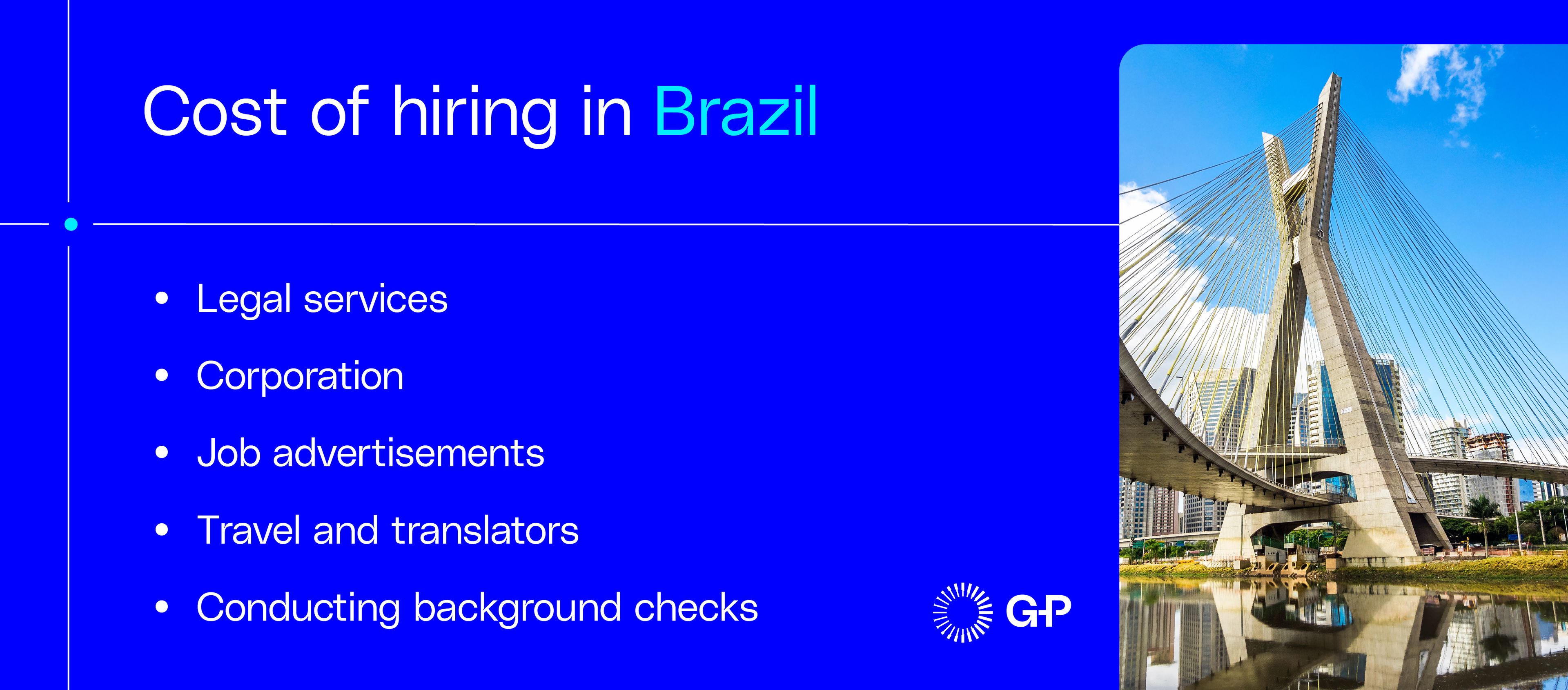 Cost of hiring in Brazil