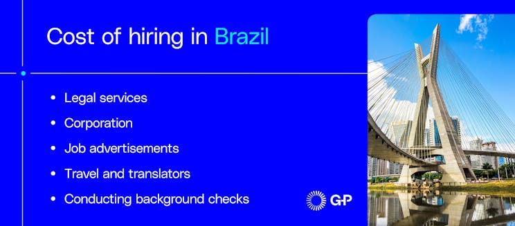 ブラジルでの雇用コスト