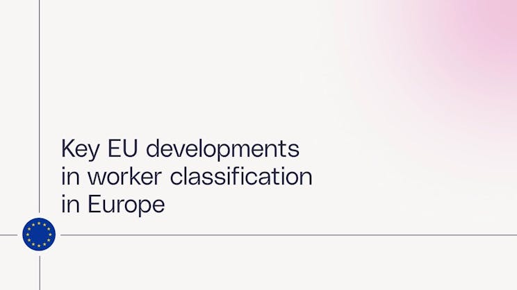 Key developments in worker classification in Europe