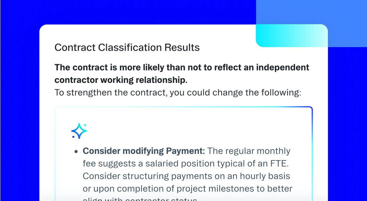 G P Contractor Classificazione del contratto