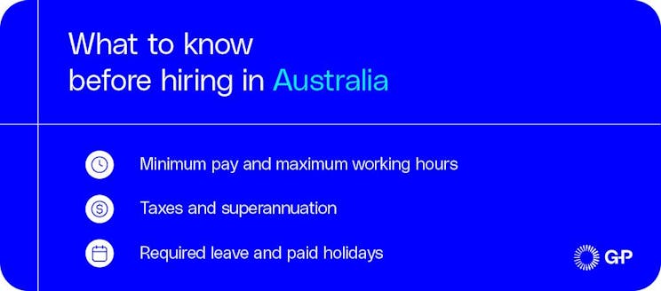 What to know before hiring in Australia