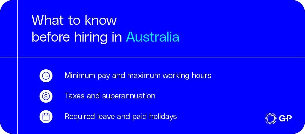 What to know before hiring in Australia