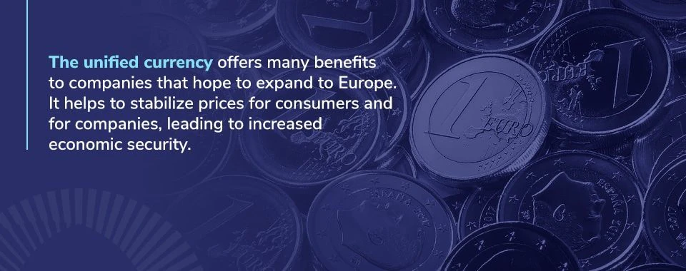 A mass of Euro coins depicting the unified currency of Europe.