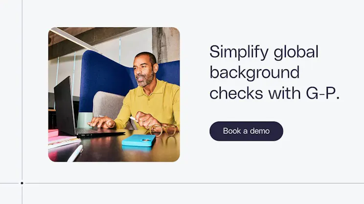 Simplify global background checks with G-P