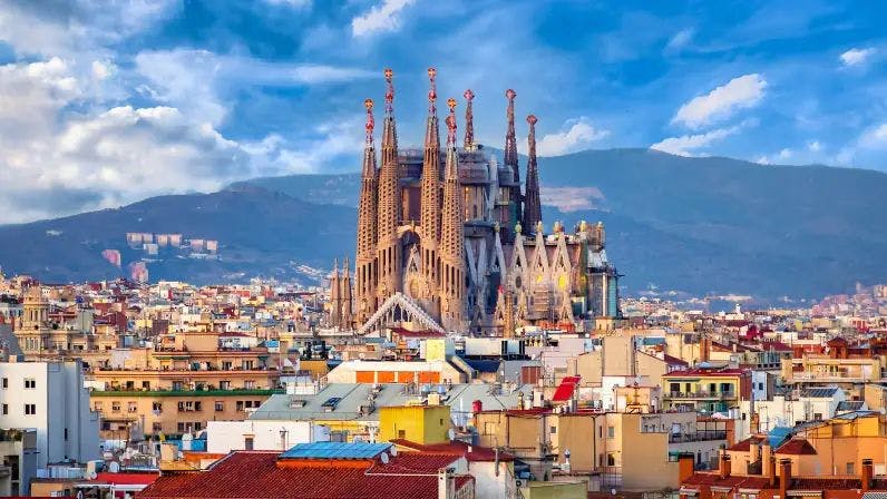 Basílica de la Sagrada Família in Barcelona, Spain