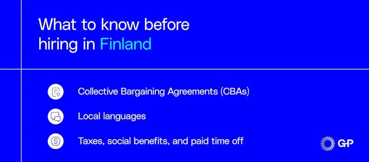Cosa sapere prima di assumere in Finlandia