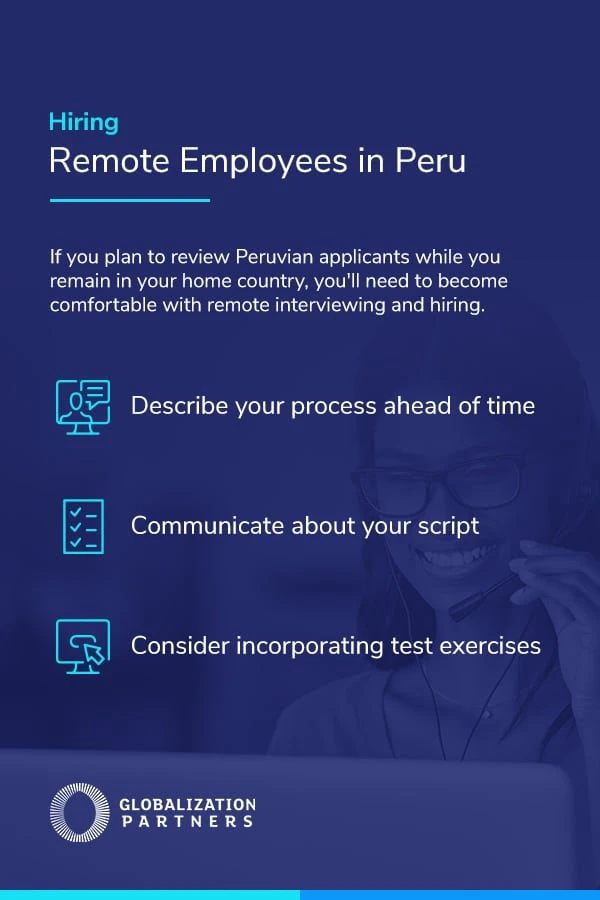 Hiring Remote Employees in Peru