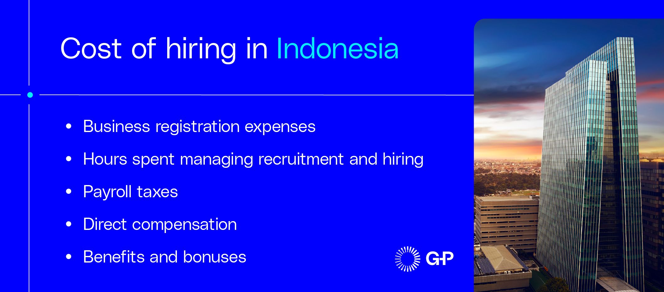 Cost of hiring in Indonesia
