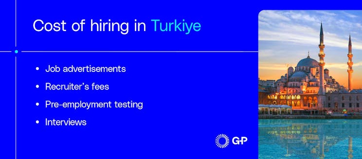 Cost of hiring in Turkey