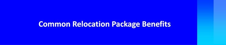 Header for chart on common relocation package benefits