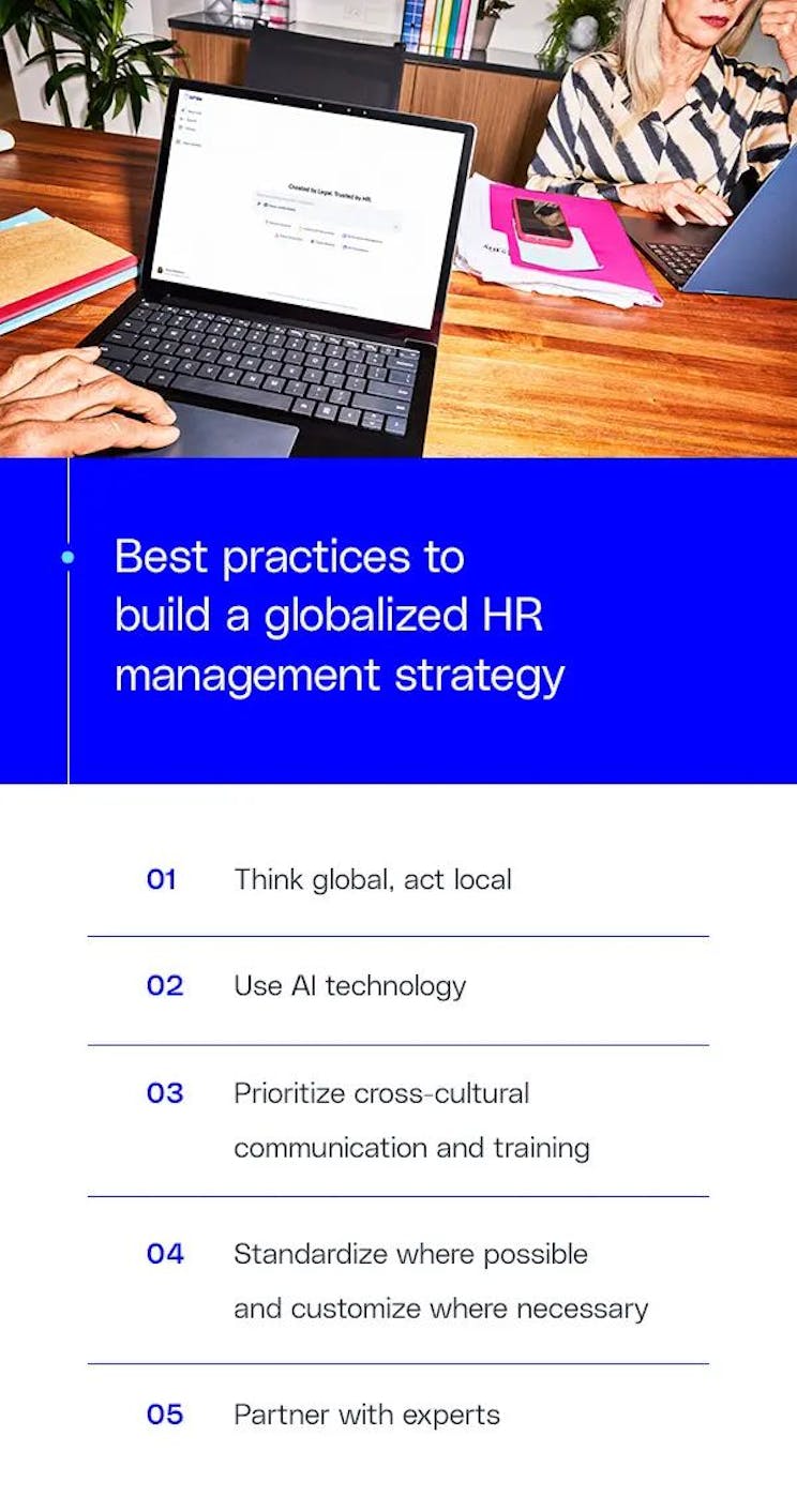 best practices for an effective globalized HR management strategy