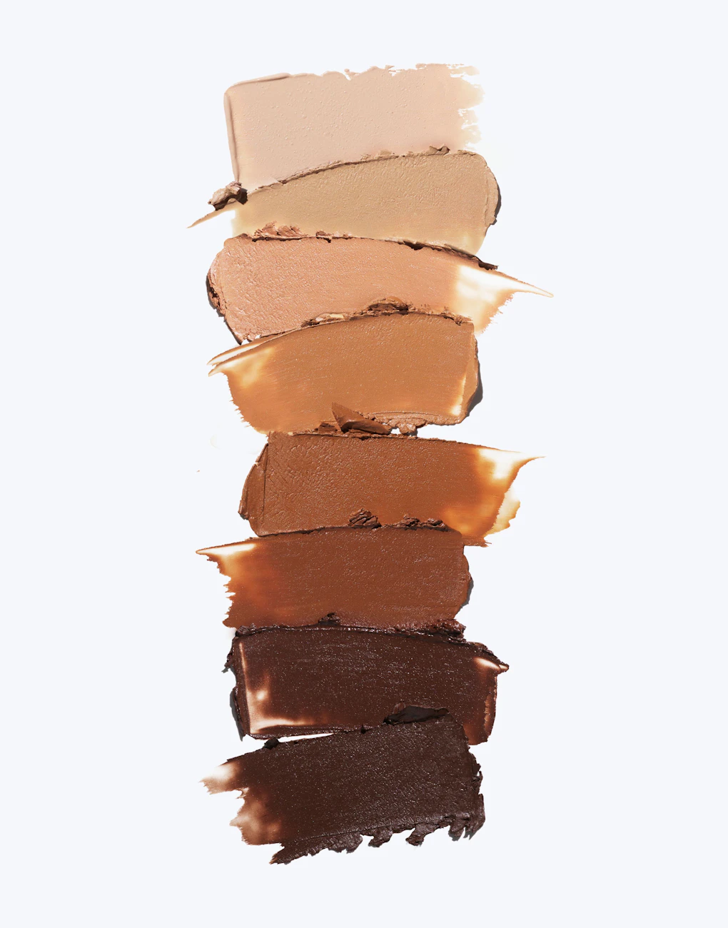 Foundation swatch lineup