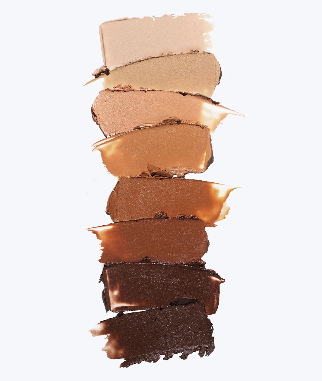 Foundation swatch lineup