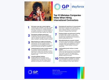 10 Fehler, die Unternehmen bei der Einstellung von Auftragnehmern machen