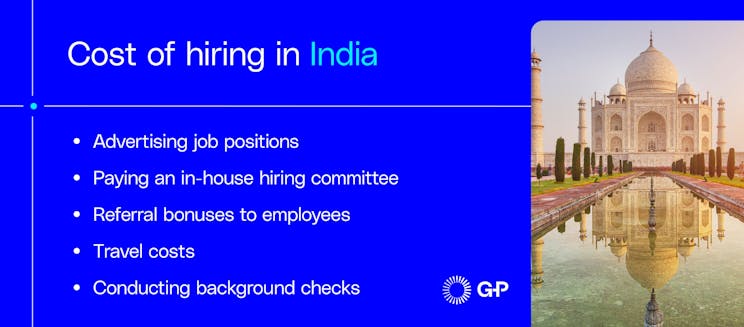 Cost of hiring in India