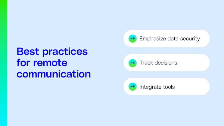 tools and best practices for remote communication