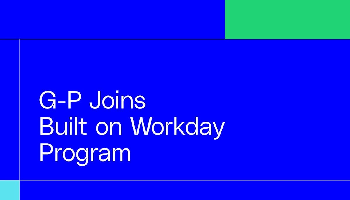 G-P 加入 Built on Workday 計劃