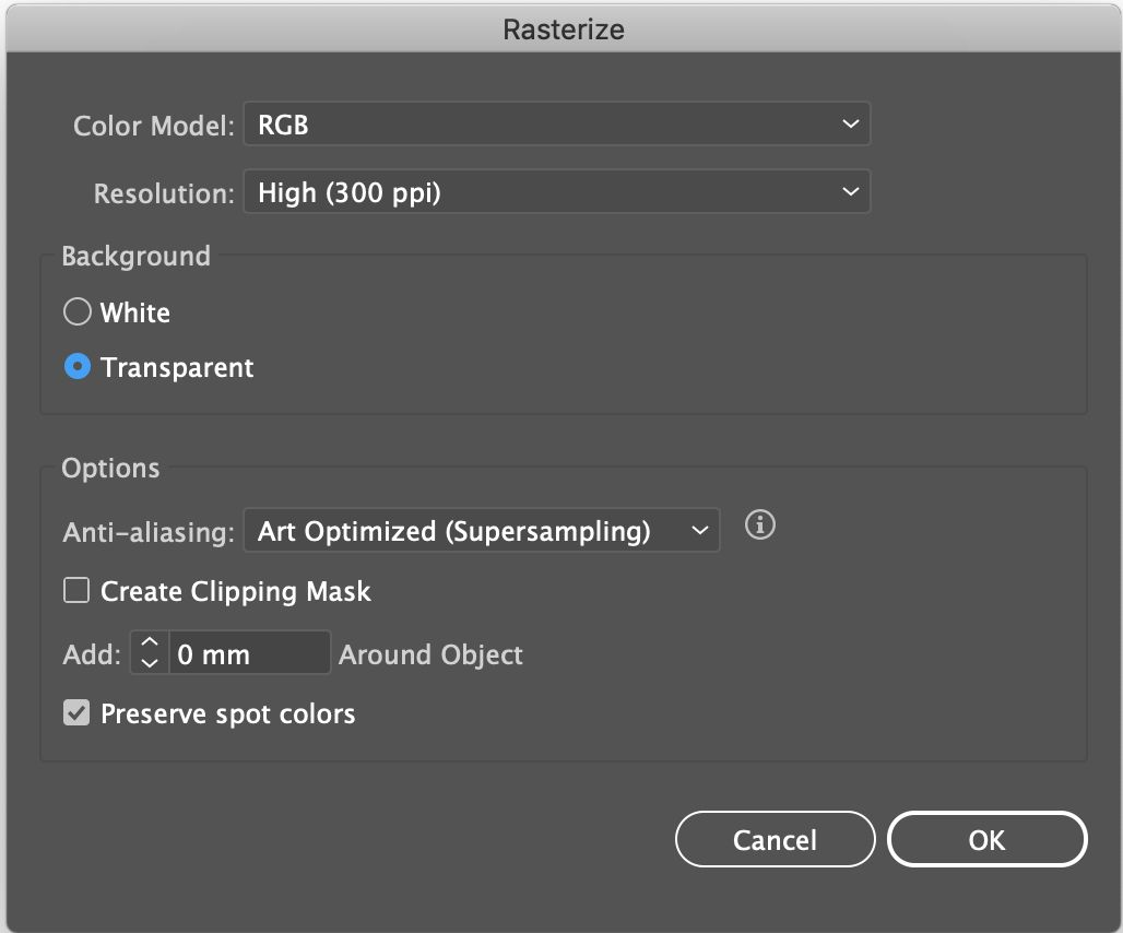 Rasterize Objects (Convert Vector Design to Bitmap) – Glowforge